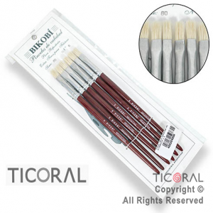 PINCEL 80/8 PORCELANA FRIA/CERAMICA x 6